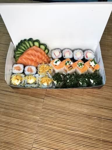 Combinado de sushi — antes da edição