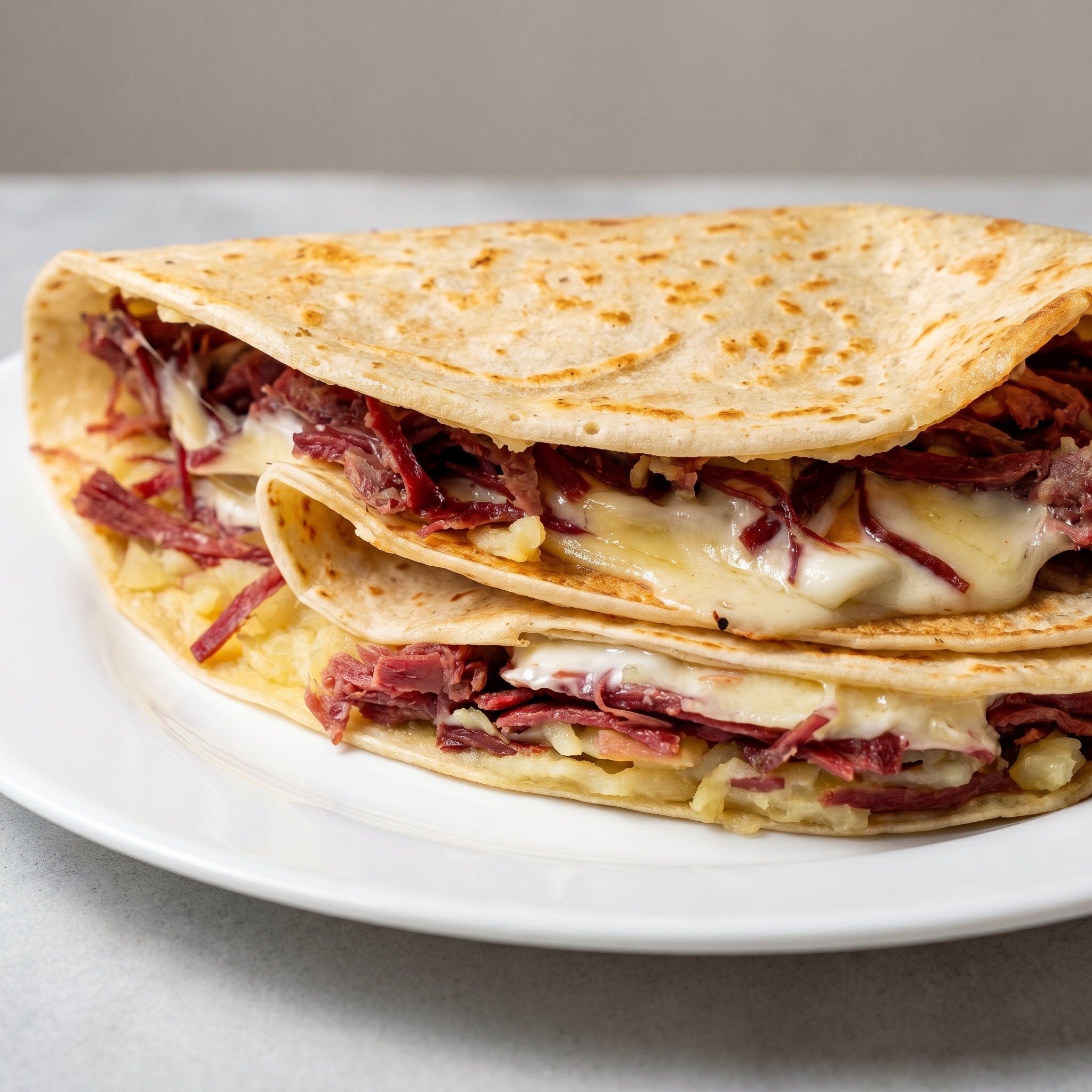 Wrap de pastrami — depois da edição