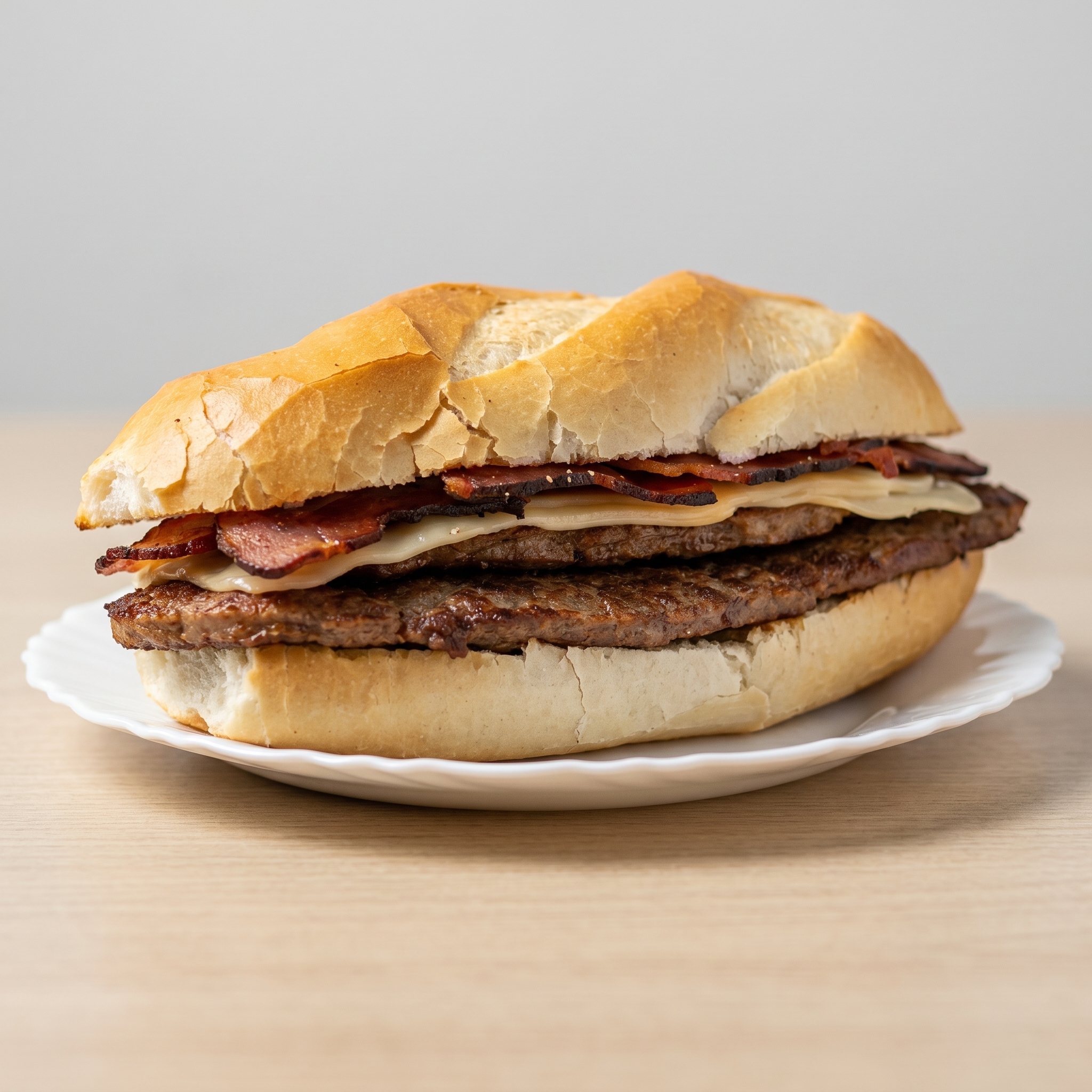 X-Bacon no pão francês — depois da edição
